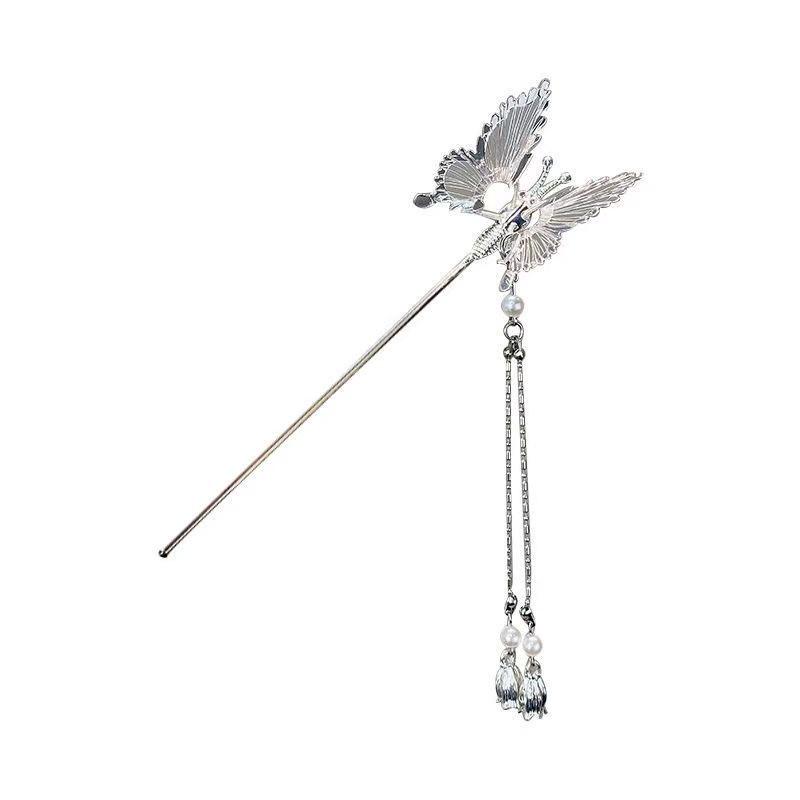 Sandalwood Women's Hairpin: Elegant Modern-Chinese Style Wooden Updo Stick