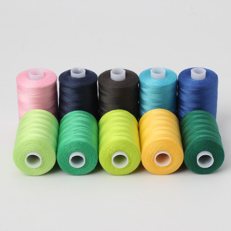 DIY Sewing Thread Set: 42 Colorful Spools, 1000 Yards Each, Polyester.