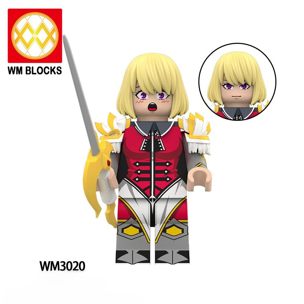 WM6220 Anime Action Figures Parts Bricks Weapons Accessories Blocks Toys