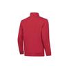 Li Ning Plain Stand Collar Open Front Casual Hoodie Men hoodies Bull-Red AWDT989-3