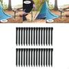30 Pieces Canopy Nails Tent Stakes Durable Inflatable Stake Ground for Hiking Picnic Blanket
