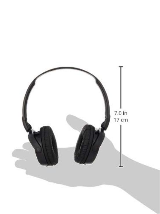 Sony Black MDR-ZX110 Headphones Closed-back, Foldable, (MDR-ZX110 B)