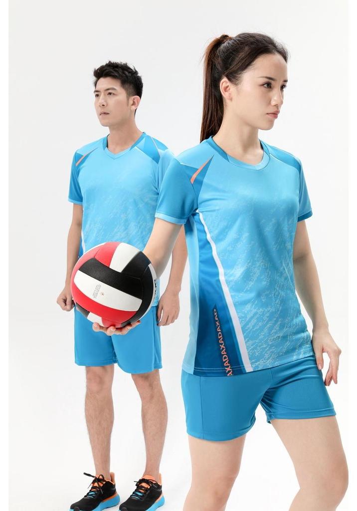 Professional Quick-Dry Volleyball Uniform Set for Men and Women - Custom Name & Number