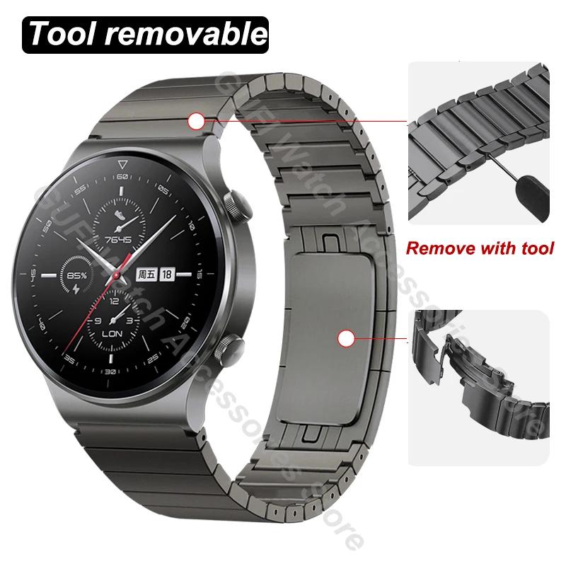Luksusowy pasek ze stali nierdzewnej 22 mm do zegarka Huawei Watch 4Pro GT5 46 mm, pasek do zegarka Samsung Watch 7 40/44 mm, bransoletka Amazfit Balance