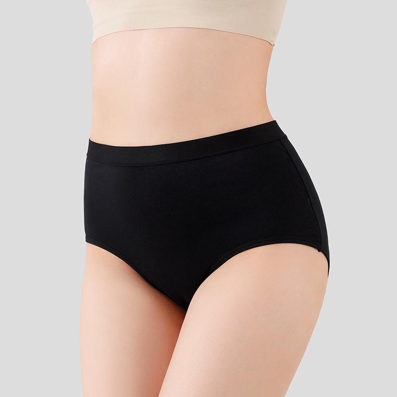 Slip da Donna Taglie Forti Primavera ed Estate Colore Puro Cotone Vita Alta Traspiranti Comodi