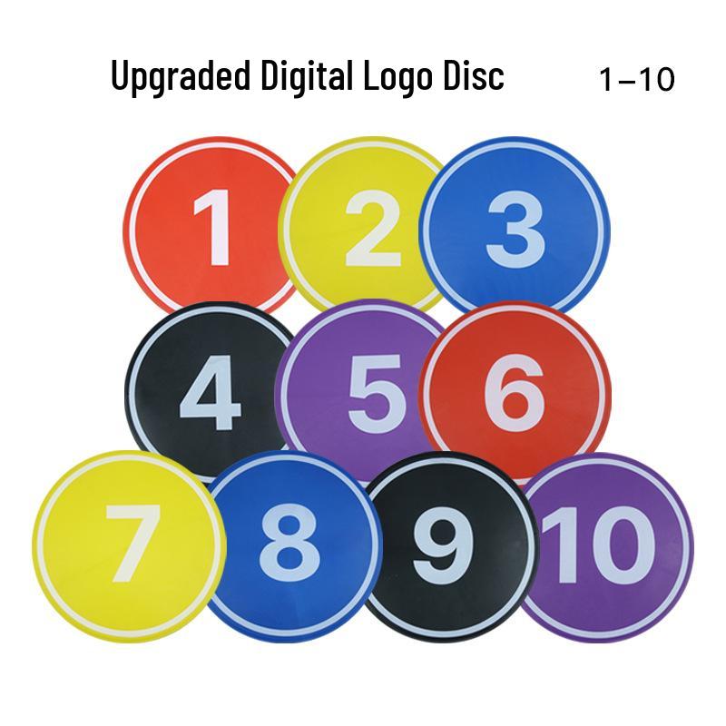 Number Logo Sensory Integration Training Disc Mat for Basketball & Football