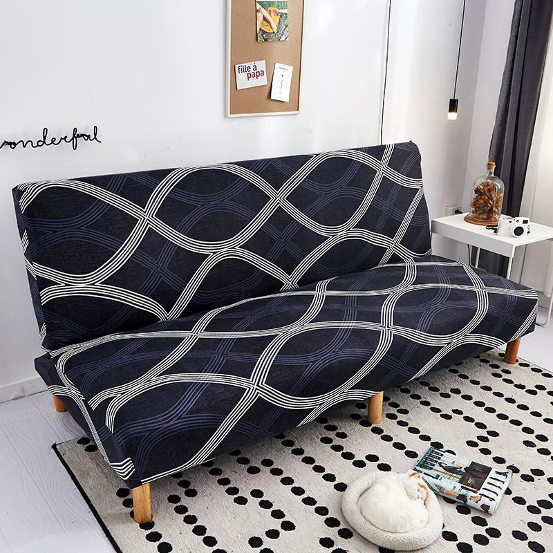 Handrails-free Elastic Sofa Cover All-inclusive Folding Sofa Bed Cover Full Cover Elastic Sofa Cover