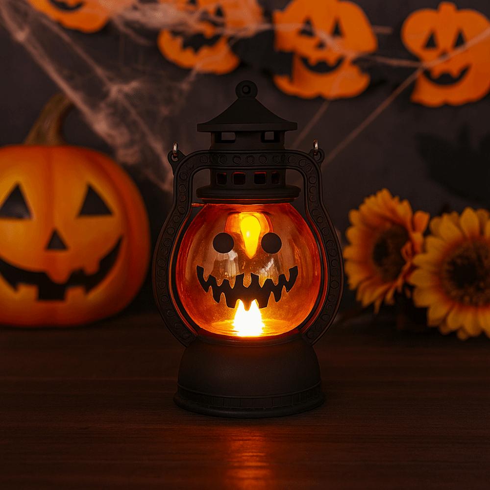 Creative Halloween Pumpkin Lantern Pumpkin Shape Atmosphere Lamp  Festival Accessories