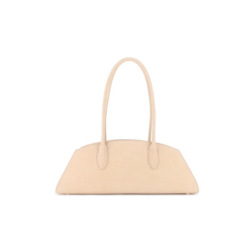 Baguette-Tasche Ruel Leder Französisch Retro Wursttasche Herbst und Winter Pendeln Wildleder Unterarmtasche Schulter-Tragetasche