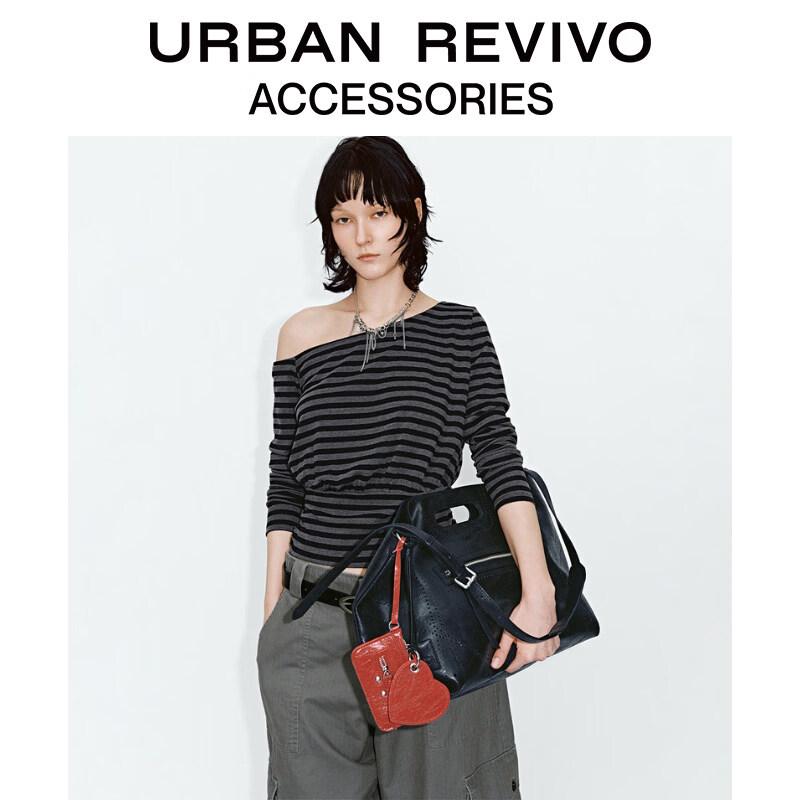 URBAN REVIVO Women s Charm Shoulder Crossbody Bag One Size