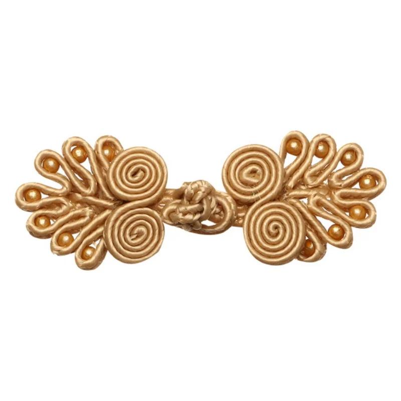 10Pairs Chinese Handmade Cheongsam Buttons Knot Fastener Chinese Knot Buttons DIY Handcraft Clothing Decorative Accessories