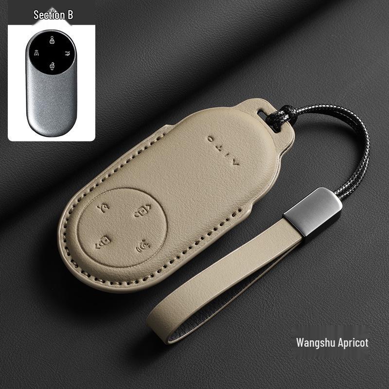 Compatible Key Case for AITO M9/M5/M7/S9 - Original Car Colors with Buckle
