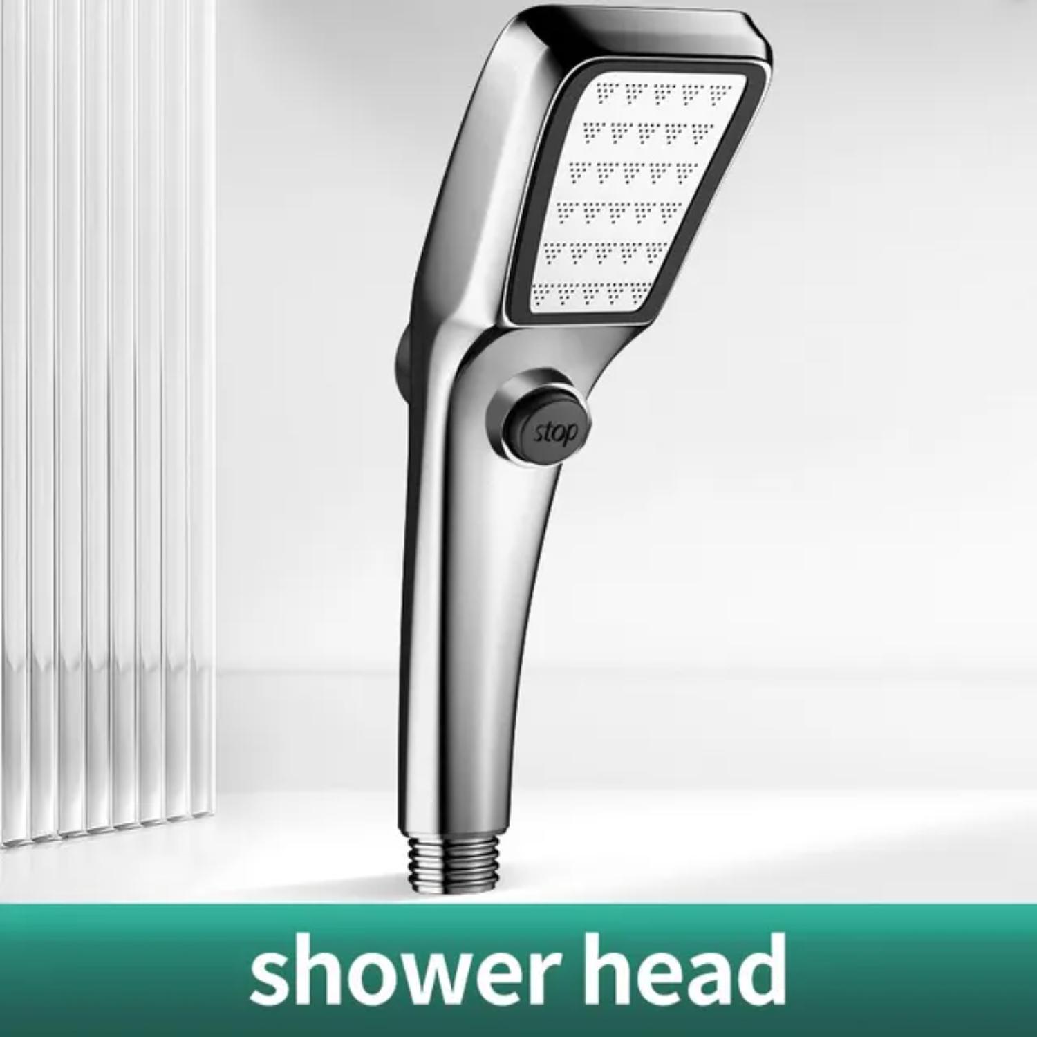 

Аксессуары для ванной комнаты Душ с высоким давлением, большой выход воды, насадка для душа под давлением, вода