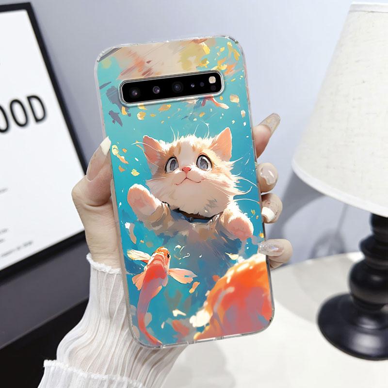 For Samsung S10 Plus S10 5G4G S10E Case Transparent Cover For Samsung Galaxy S10+ Marble Clear Soft Silicone Phone Case Fundas