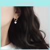 Elegant Gold Heart Hoop Earrings For Women Chic And Simple Spring 2024 Design
