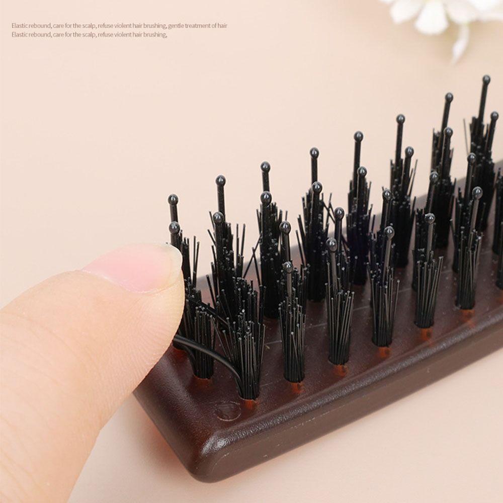 Fashion 2-in-1 Foldable Comb Anti Static Straight Curly Dual Purpose Hair Comb Fluffy Comb Hairdressing Tool