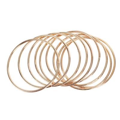ABWR-50er-Pack 3 Zoll Gold Traumfänger Metallringe Reifen Makramee-Ring für Traumfänger und Bastelarbeiten