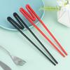Plastic Children's Learning Chopsticks M-shaped Plastic Conjoined Chopsticks Children's Plastic Training Chopsticks Plastic Chopsticks