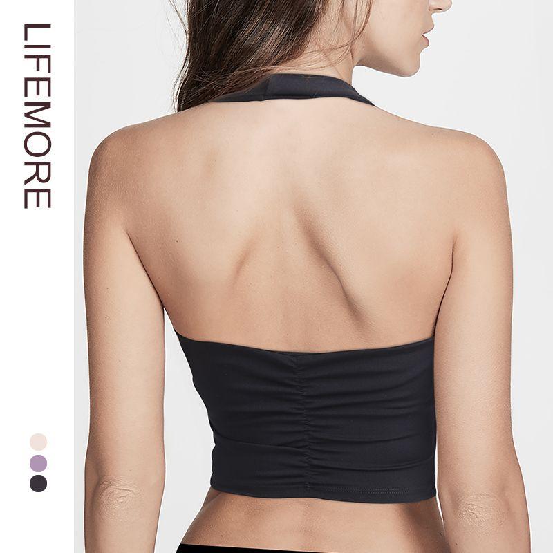 Popular Online Halter Yoga Bra Sports Vest