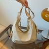 Washed Crinkled Nylon Purse Bag for Women Mini Shoulder Crossbody Handbag