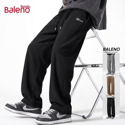 Baleno Men's Chenille Slim-Fit Casual Pants