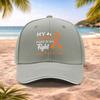 Kidney Cancer Awareness Baseball Cap Lightweight Adjustable Unisex for Running Fitness Outdoor Sports