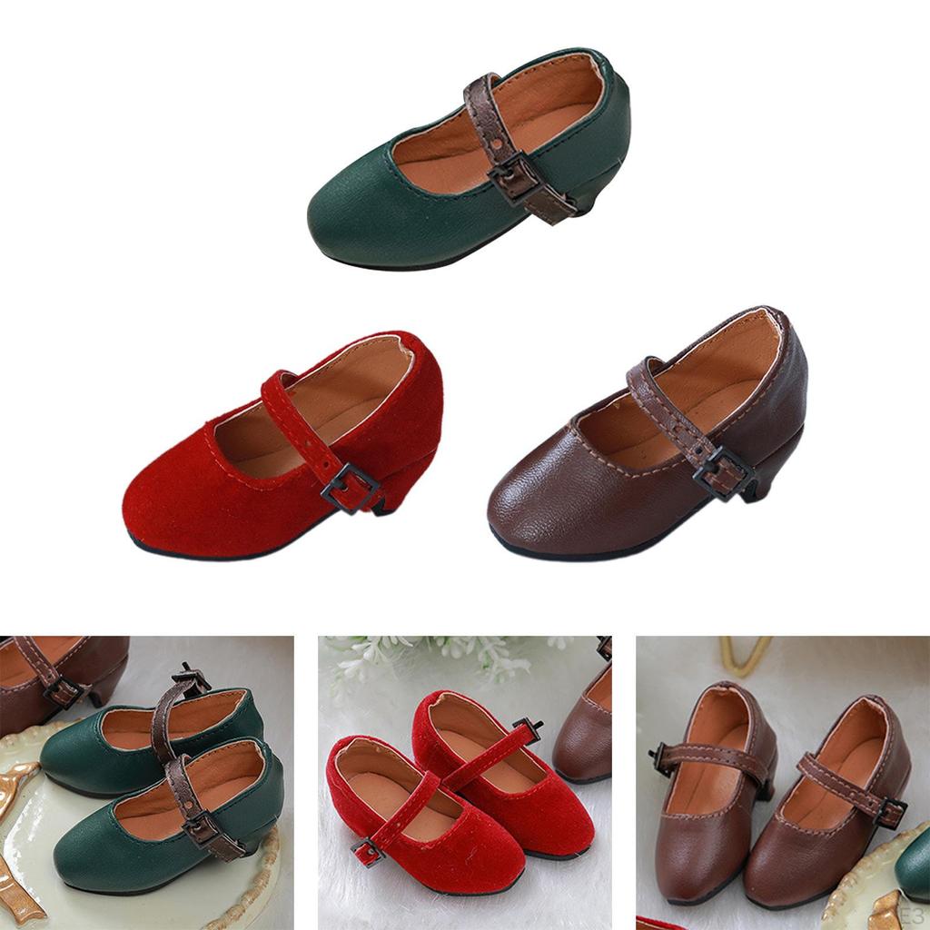 1/4 Female Figure Shoes for Action Doll, Dress Up, Creative, Mini High Heel