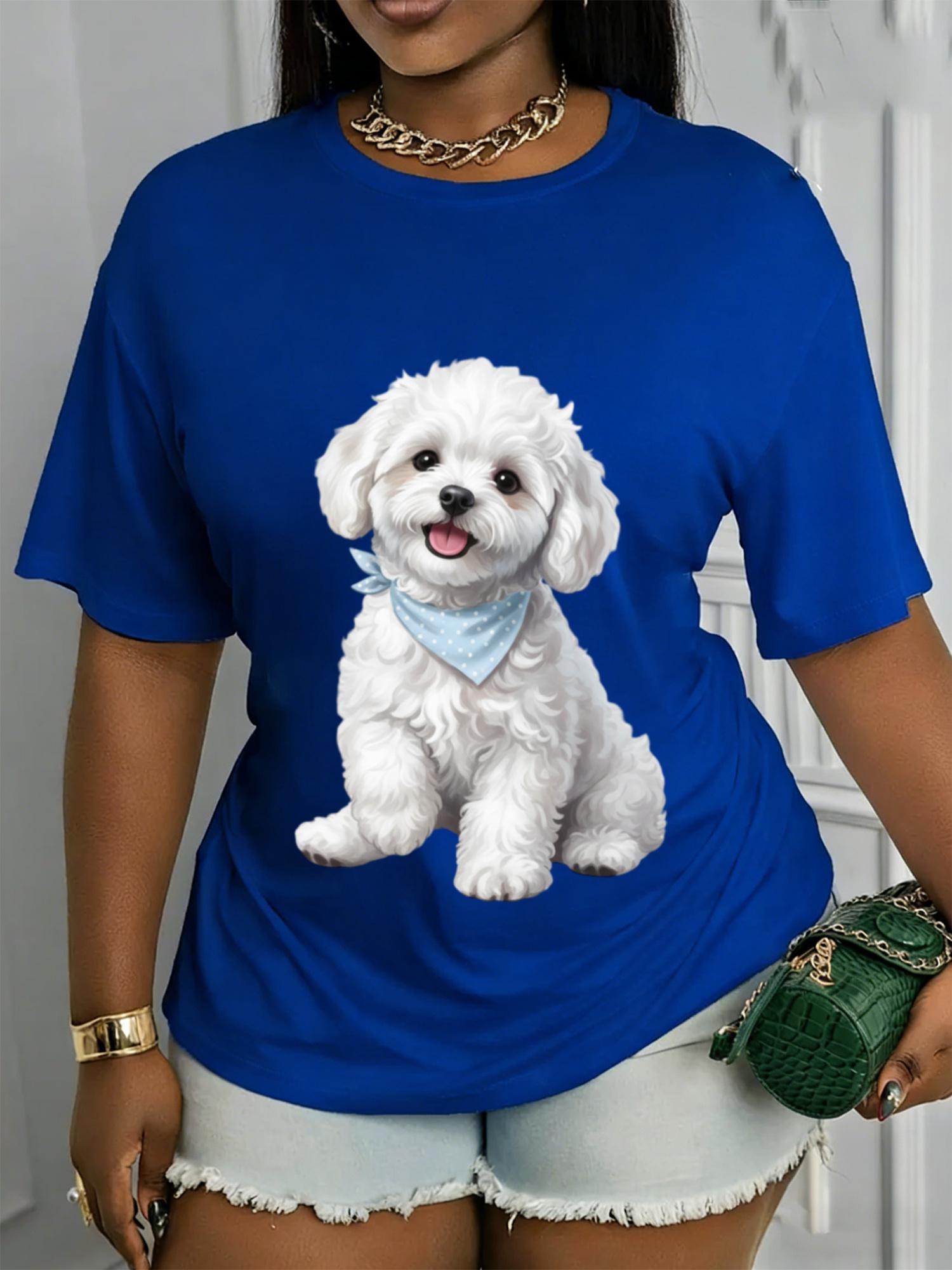 

Printed casual T-shirt is fashionable and versatile, with comfortable fabrics. XXS