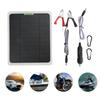 Portable Solar Battery Charger Kit 12V 20W Monocrystalline Dual USB Output Battery Maintainer for RV
