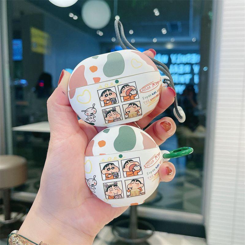 

Wireless Bluetooth Earbuds Case Freebudspro4/32 Protective Case Clip Cute Female 4i/5i Drop-Resistant Silicone Soft Case SE2 Creative 4e Set 6i freebudsPro2/+ Four Palace Ge Xiaoxin