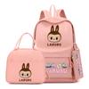 3Pcs/sst Cute Printed Backpackstudent Teenage Children Girl Boy Schoolbag Bookbag Men Women Large Capacity Waterproof Laptop Bag Mochila