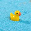 5-20pcs Luminous Micro Landscape Duck Ornaments Handcrafts Small Cute Mini Resin Yellow Duck DIY Resin Dollhouse Decoration