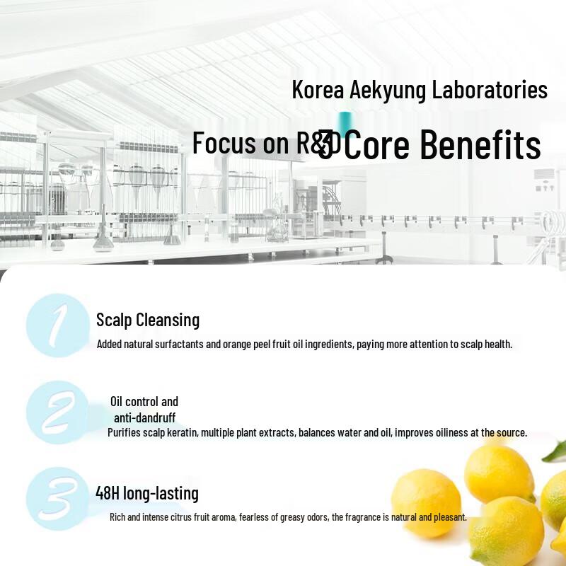 Conjunto de Shampoo KeraSys Clairpour Laranja Doce Volumizador e Controle de Oleosidade