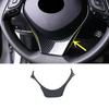 Carbon Fiber Car Steering Wheel Decor Cover Trim For Toyota C-HR CHR 2016-2022
