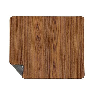 Mouse Compatible with Optical Mini Full Wood Grain [Pretimo] Pad, Mouse, Washable, Size, Anti-Slip, Thin, Lightweight, Flat,
