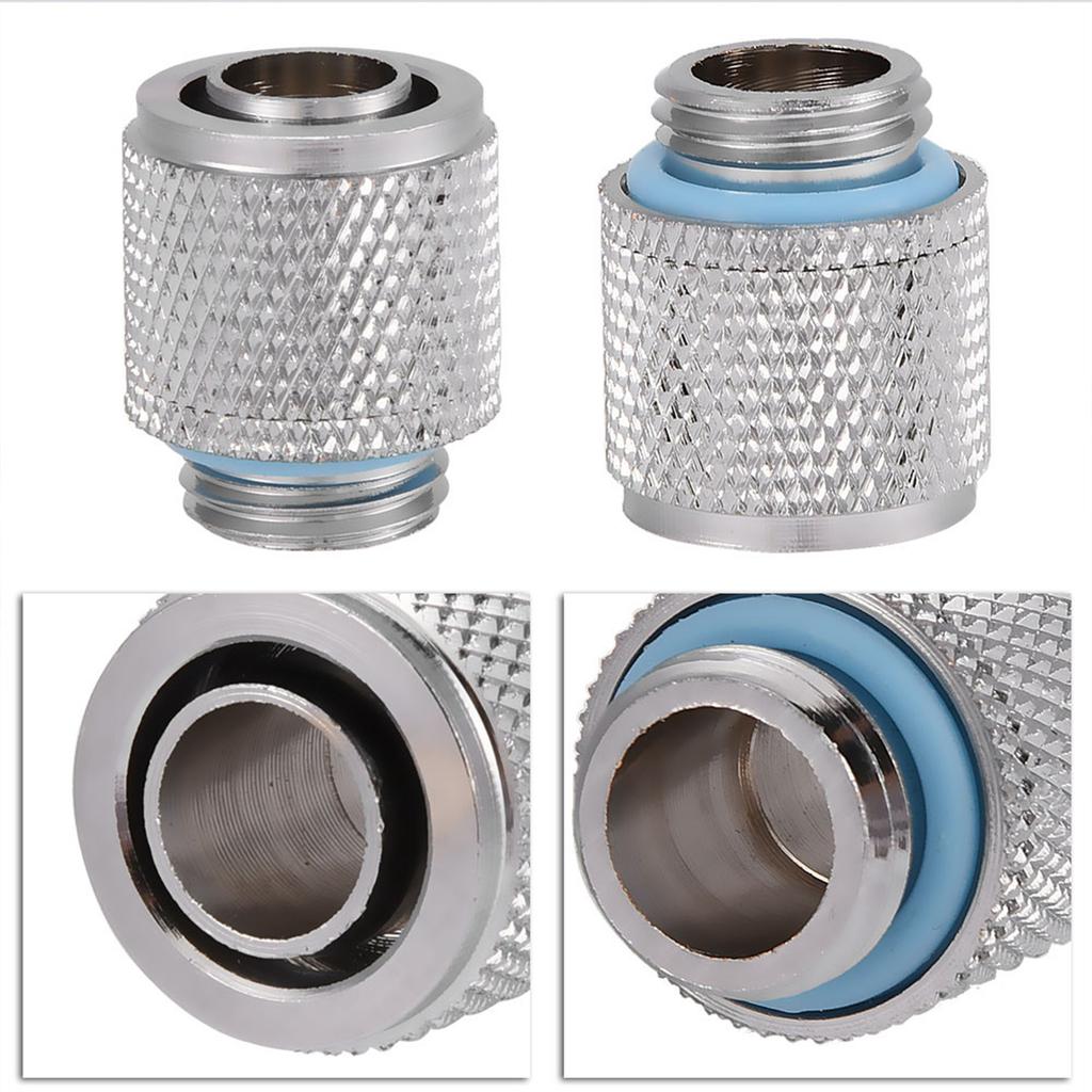 PC Water Cooling Two touch Fitting G14 Thread Barb Connector for Tube 9.5*12.7MM Flat Head