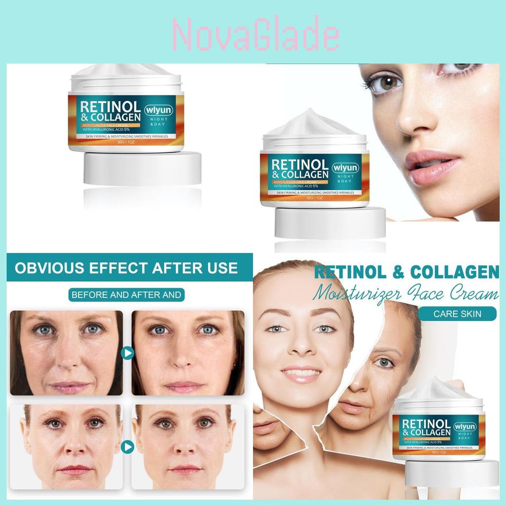 Wiyun Retinol Moisturizing Cream For Hydration Firming And Brightening Skin With 30g Size