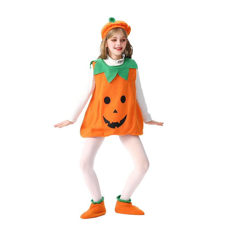 Halloween Pumpkin Costume Pumpkin Baby Costume Witch Costume Stage Performance Costume
