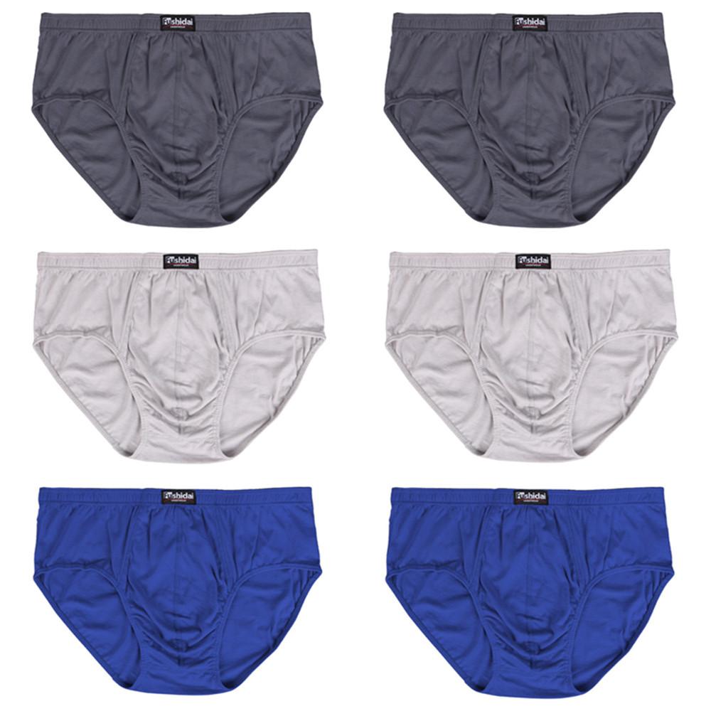 6 Pieces/Lot Men Big Size Briefs Large Underwear Underpants Cotton Panties Undies Male Knickers XL 2XL 3XL 4XL 5XL 6XL 7XL 8XL