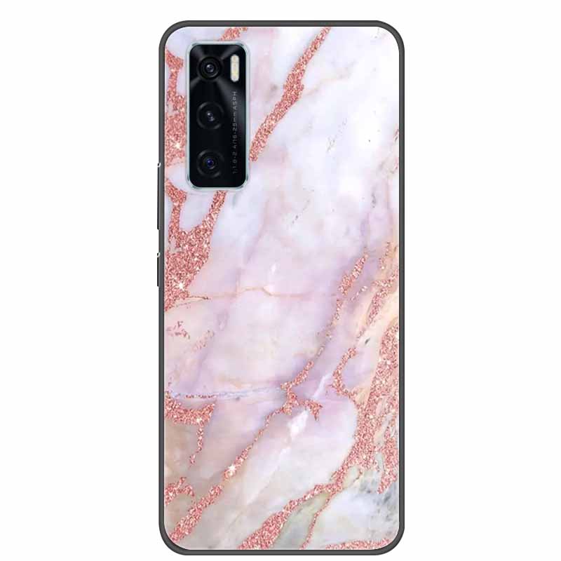 For Vivo V20 SE Case Marble Silicone Soft TPU Bumper Cover Coque For Vivo V20 SE Back Cover Cases for VivoV20 SE V20SE V 20 SE