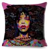 African Women Cushion Cover Decor Colorful Cartoon Lady Dream  Pillowcase Polyester Pillow Case for Bedroom Sofa Home 45x45cm