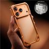 Metal Frame Bumper Phone Case for iPhone 17 Pro/Pro Max/17 Air Case Minimalist Wireless Charging Ultra-thin Protecitve Case
