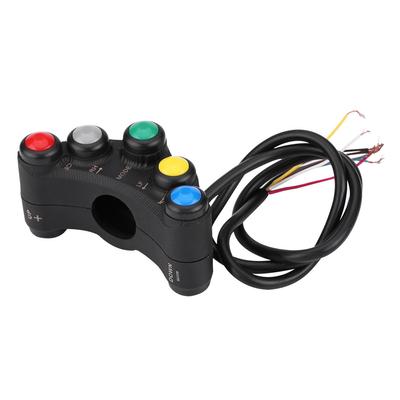 22mm 12V Motorcycle Handlebar Switch Headlight Turn Fog Light Horn ON OFF Start Kill Switch