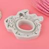 Pink Color Silicone Fondant Mold Photo Frame Design Baking Decor Tool  For Cake Decoration