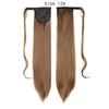 LISI HAIR Lange gerade Wrap Around Clip In Pferdeschwanz Haarverlängerung Hitzebeständige synthetische Pferdeschwanz Fake Hair