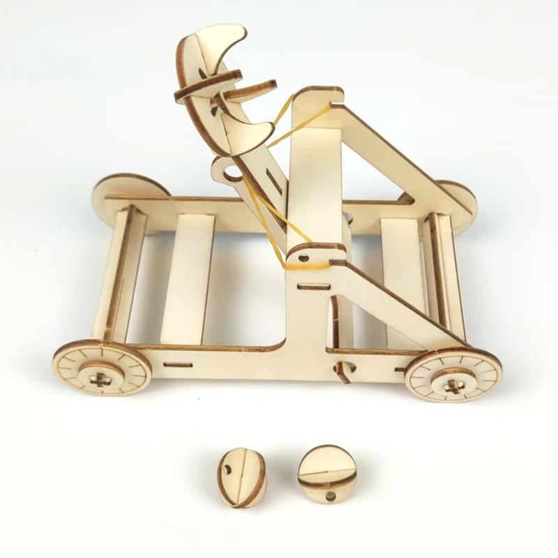 

Набор для метательной машины (требуше) ручной работы для детского научного эксперимента Trebuchet (1 set)