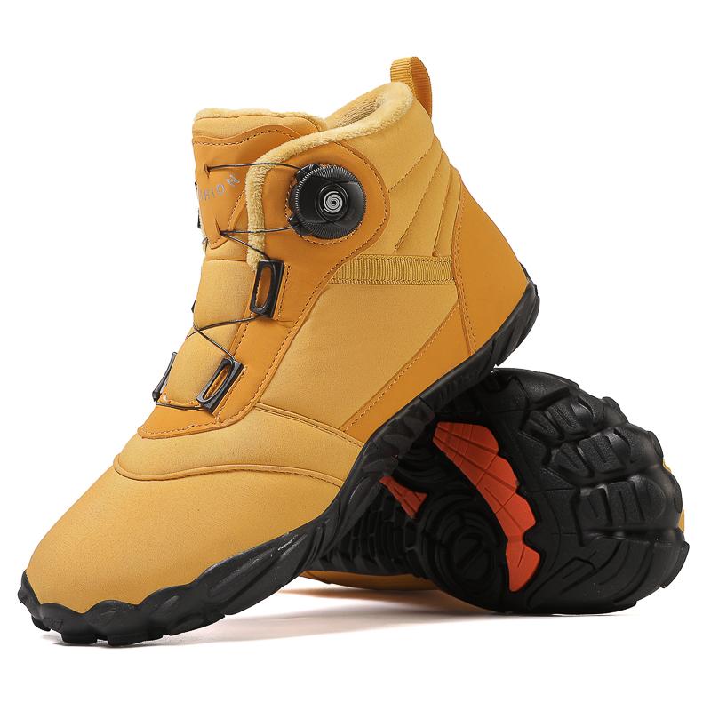 Fashion New Winter Booties Men Snow BareFoot Casual Shoes Outdoor Work Shoes Ladies Warm Fur Men Ankle Shoes Male Snow Boots Big Size 47