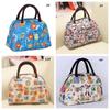 Handbag Ladies Spring Bento Fashion Casual Fine Print Practical Strap Double