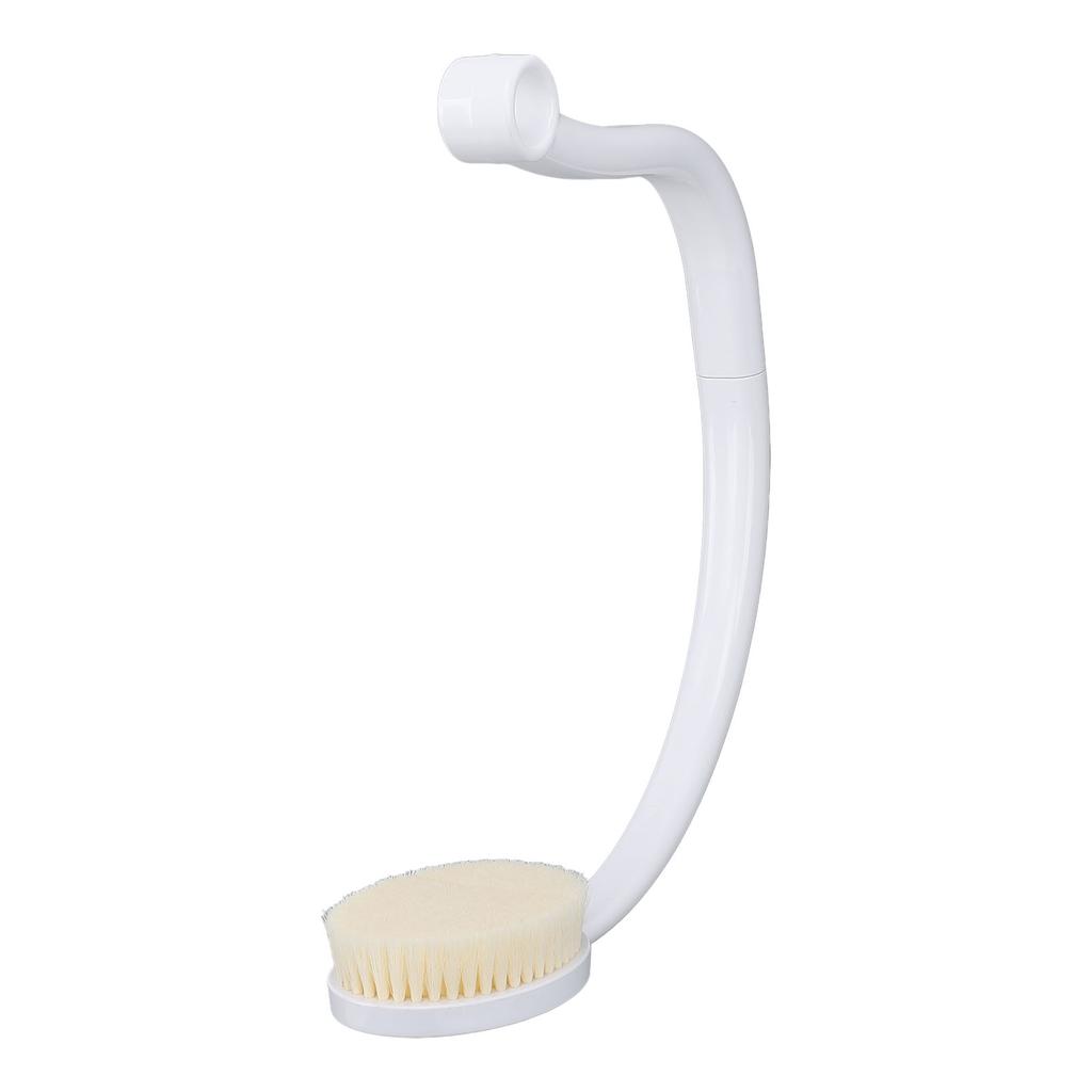 U Shape Bath Brush Detachable Long Handle Hangable Body U Shaped Scrubber for Limited Arm Movement