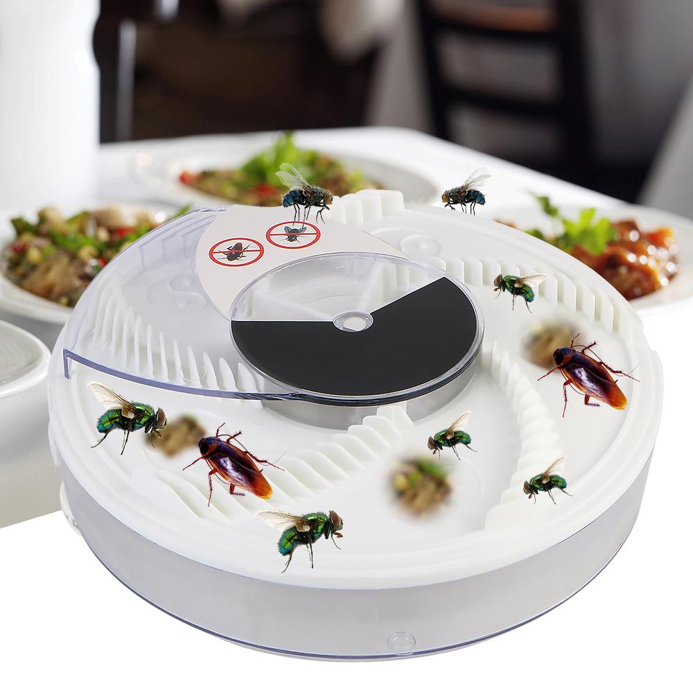 USB for Kitchen Home Garden Insect Pest Catcher Electric Pest Killer Fly Trap Indoor Outdoor Pest Reject Control Repeller Automatic Flycatcher